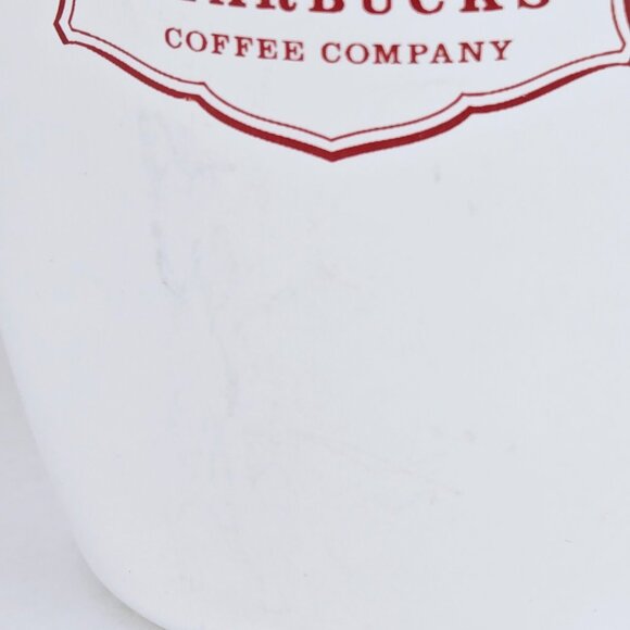 Starbucks 2006 Mug Teacup Starbucks Coffee Company Est 1971 White Red Classic - Picture 14 of 16
